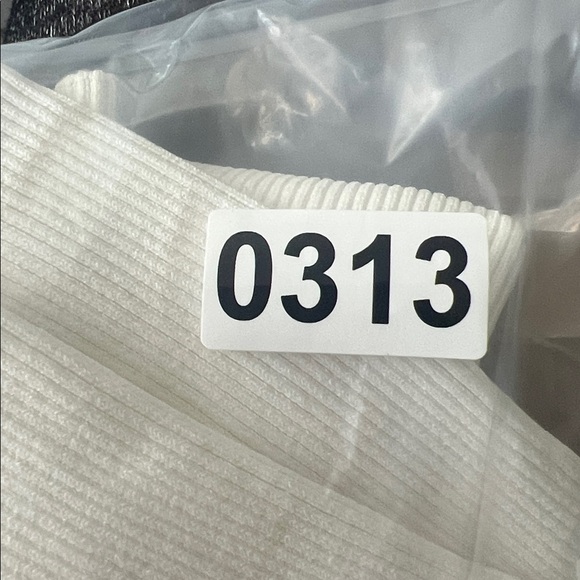 Good American Ribbed Knit Surplice Neck Dress Size 4 - Picture 7 of 7